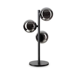 Lampada Da Scrivania Contemporanea Perlage Metallo Nero 3 Luci G9 3W 3000K