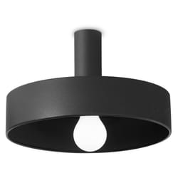 Plafoniera Moderna Mix Up Metallo Nero 1 Luce E27