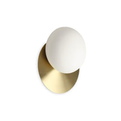 Ideal Lux - Applique Contemporanea Ninfea Metallo Ottone 1 Luce Gx53 9W 3000K Luce Calda