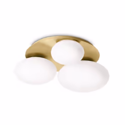 Collezione NINFEA L'ILLUMINAZIONE CHE SBOCCIA Plafoniera per interni con multiple sorgenti luminose ed emissione di luce diff ...