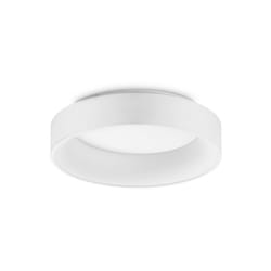 Plafoniera Moderna Ziggy Metallo Bianco Led 30W 3000K Luce Calda
