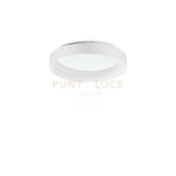 Ideal Lux - Plafoniera Moderna Ziggy Metallo Bianco Led 42W 3000K Luce Calda