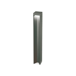 Paletto Da Esterno Moderna Kurt Metallo Antracite Led 12W 4000K Luce Naturale