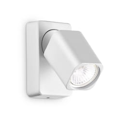 Ideal Lux - Spot Contemporaneo Rudy Alluminio Bianco 1 Luce Gu10 35W 3000K Ip20