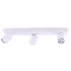 Collezione Rudy LA DIREZIONE CHE VUOI TU Spot Contemporaneo Rudy Alluminio Bianco 3 Luci GU10 35W 3000K IP20 A++ h.max.11 h.m ...