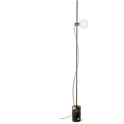Ideal Lux - Piantana Industrial-Minimal Eva Metallo Nero 1 Luce E27