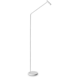 Ideal Lux - Piantana Da Terra Contemporanea Easy Metallo Bianco Led Integrato w 3000K Ip20