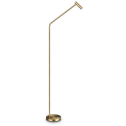 Ideal Lux - Piantana Contemporanea Easy Metallo Ottone Led Integrato 3,5W 3000K Ip20