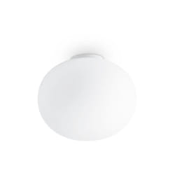 Ideal Lux - Plafoniera Contemporanea Cotton Metallo Bianco 1 Luce E27 42W Ip20