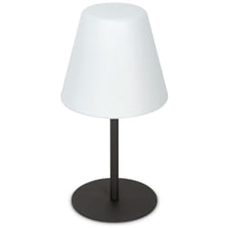 Ideal Lux - Lampada Da Tavolo Contemporaneo Arcadia Metallo Nero 1 Luce E27 42W Ip65