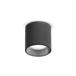 Ideal Lux - Plafoniera Moderna Dot Metallo Nero Led 5W 3000K Luce Calda