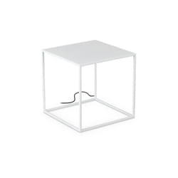 Piantana Industrial-Minimal Ipotesi Metallo Bianco Led 16W 3000K H50Cm
