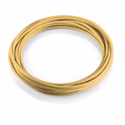 Collezione CAVO L'ELEGANZE CHE SI ESTENDE FINI AI MINIMI DETTAGLI Cavo in tessuto 5m di colore ottone.