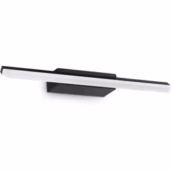 Collezione Riflesso LED E NERO Applique da parete Contemporanea Riflesso Metallo Nero Led Integrato 11W 3000K IP44 A++ h.4,5  ...