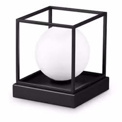Collezione Lingotto DESIGN GEOMETRICO Lampada da tavolo Contemporanea Lingotto Metallo Nero 1 Luce G9 28W 3000K IP20 A++ h.15 ...