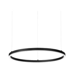 Sospensione Moderna Oracle Alluminio-Materie Plastiche Nero Led 29W 3000K