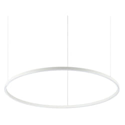 Sospensione Moderna Oracle Alluminio-Materie Plastiche Bianco Led 43W k Luce