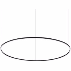 Collezione ORACLE FORME SLIM E CONTEMPORANEE Sospensione dimmerabile con sorgenti LED integrate ed emissione di luce diretta ...