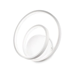 Ideal Lux - Applique Moderna Dali Oz Metallo Bianco Led 28W 3000K Luce Calda