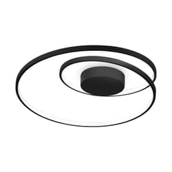 Ideal Lux - Plafoniera Moderna Dali Oz Metallo Nero Led 48W 3000K Luce Calda