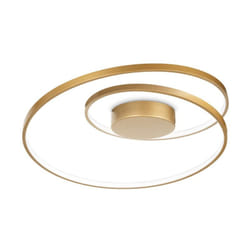 Ideal Lux - Plafoniera Moderna Dali Oz Metallo Ottone Led 48W 3000K Luce Calda