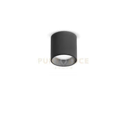 Lampada da soffitto dot pl 4000K nero