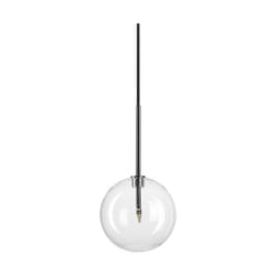 Sospensione Contemporanea Equinoxe Metallo Cromo 1 Luce 2W 3000K D15Cm