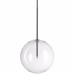 Collezione EQUINOXE LUCE IN DIVERSE DIREZIONI Sospensione a 1 luce con montatura a bracci in metallo con finitura cromo..