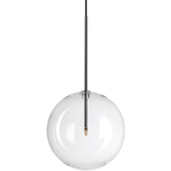Sospensione Contemporanea Equinoxe Metallo Cromo 1 Luce 2W 3000K D25Cm