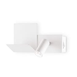 Ideal Lux - Applique Moderna Komodo-2 Metallo Bianco Led 4,5W 3000K Luce Calda