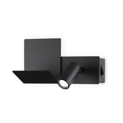 Ideal Lux - Applique Moderna Komodo-2 Metallo Nero Led 4,5W 3000K Luce Calda