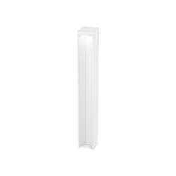 Ideal Lux - Paletto Da Esterno Moderna Kurt Metallo Bianco 1 Luce 12W 3000K Luce Calda