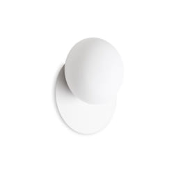 Ideal Lux - Applique Contemporanea Ninfea Metallo Bianco 1 Luce Gx53 9W 3000K Luce Calda