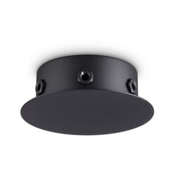 Ideal Lux - Rosone Magnetico All In Metallo Nero 6 Luci