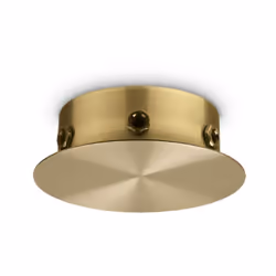 Ideal Lux - Rosone Magnetico All In Metallo Ottone 6 Luci