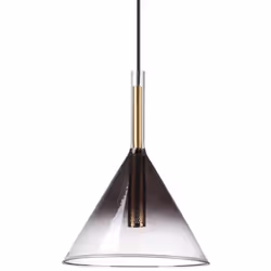 Collezione Empire L'EFFETTO DELLA LUCE SFUMATA Lampada a sospensione Contemporanea Empire Metallo Oro 1 Luce G9 28W 3000K IP2 ...