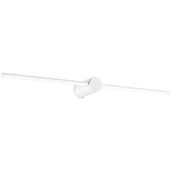 Applique Da Parete Contemporaneo Filo Alluminio Bianco Led 13W 3000K Ip44