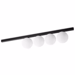 Collezione Binomio LUCE E DESIGN, UN CONNUBIO PERFETTO Plafoniera Contemporaneo Binomio Metallo Nero 4 G9 4W 3000K IP20 A++ h ...