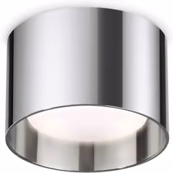 Corpo luce e base in alluminio tornito verniciato a polveri o placcato. Sorgente luminosa a led sostituibile. Colori: bianco, ...