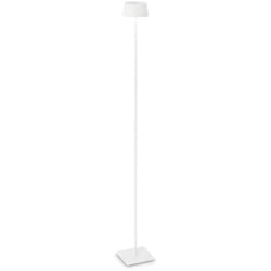 Ideal Lux - Pianrtana Da Terra Contemporanea Pure Metallo Bianco Led 1,5W 3000K Ip54