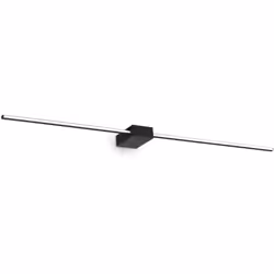 Collezione Theo LA LUCE SOTTILE Applique da parete Contemporaneo Theo Alluminio Nero Led Integrato 30,5W 3000K IP20 A++ h.4 D ...