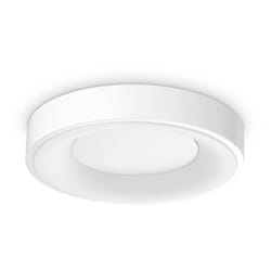 Ideal Lux - Plafoniera Contemporanea Planet Metallo Bianco Led Integrato 17W 3000K Ip20
