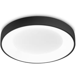 Ideal Lux - Plafoniera Contemporanea Planet Metallo Nero Led Integrato 22W 3000K Ip20