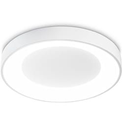Ideal Lux - Plafoniera Contemporanea Planet Metallo Bianco Led Integrato 22W 3000K Ip20