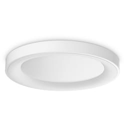 Plafoniera Contemporanea Planet Metallo Bianco Led Integrato 28W 3000K Ip20