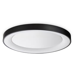 Plafoniera Contemporanea Planet Metallo Nero Led Integrato 33W 3000K Ip20