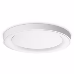 Collezione Planet DISCO RIFLETTENTE Plafoniera Contemporanea Planet Metallo Bianco Led Integrato 33W 3000K IP20 A++ h.5 D.60 ...