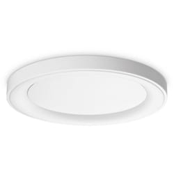 Plafoniera Contemporanea Planet Metallo Bianco Led Integrato 33W 3000K Ip20