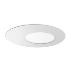 Ideal Lux - Plafoniera Contemporanea Iride Metallo Bianco Led Integrato 17W 3000K Ip20
