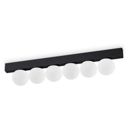 Ideal Lux - Plafoniera Contemporanea Ping Pong Metallo Nero Led Integrato 18W 3000K Ip20